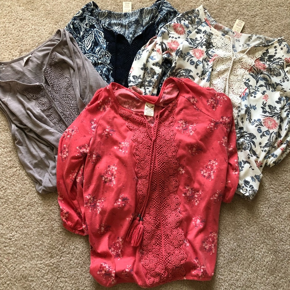 💥3for25💥 Bundle of 4 faded glory tops !!!!